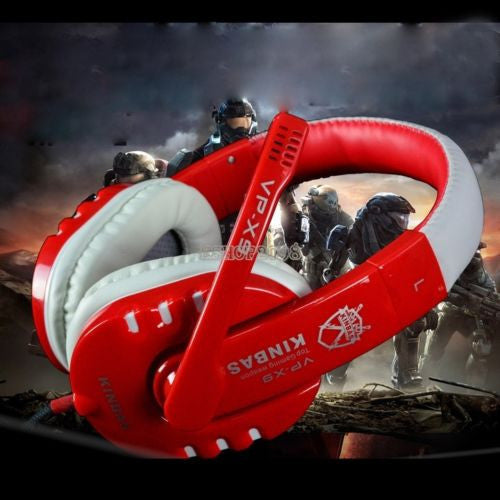 PC Gamer Stereo Headphones with Microphone