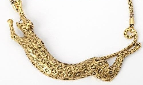 Retro Leopard Necklace