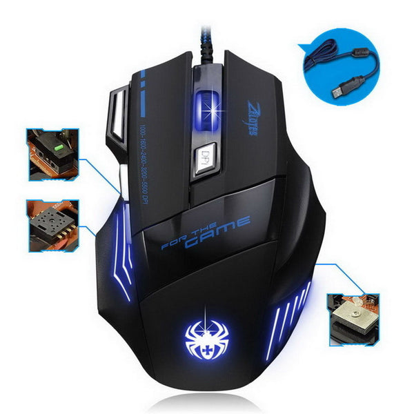 Pro  7 Buttons LED Gaming Mouse
