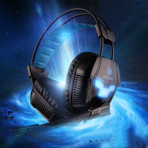 USB Gaming Headset Headphone With Mic for PC Gamer
