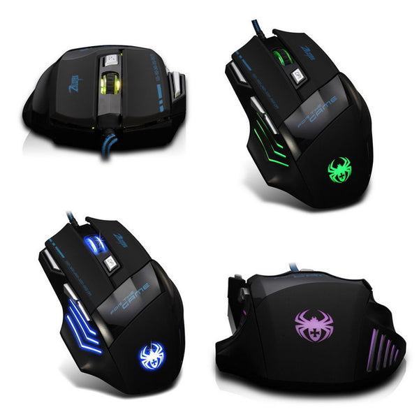 Pro  7 Buttons LED Gaming Mouse