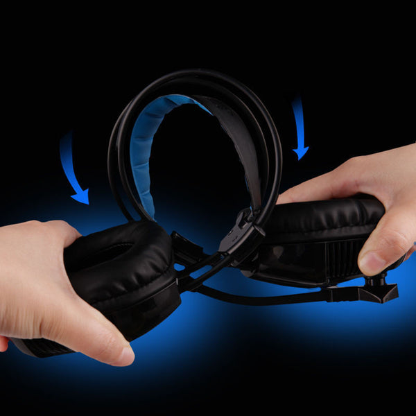 USB Gaming Headset Headphone With Mic for PC Gamer