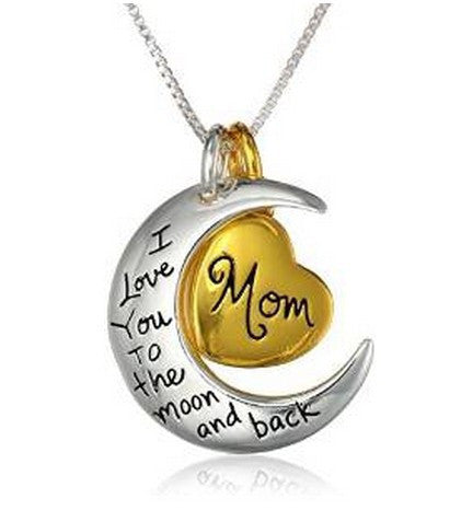 Mothers Day Moon Necklace