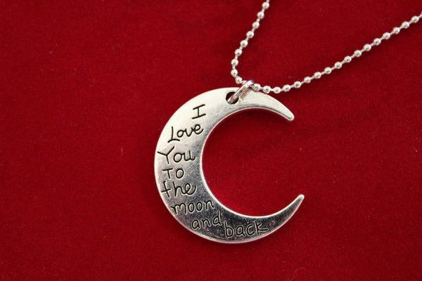 Mothers Day Moon Necklace