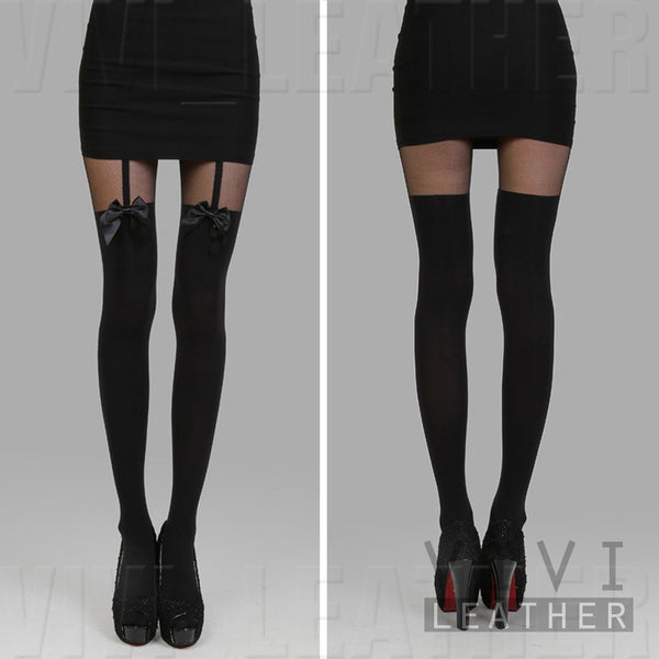 Vintage Bow Leggings/Tights