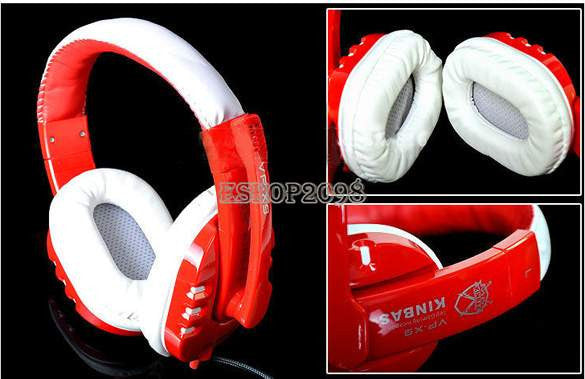 PC Gamer Stereo Headphones with Microphone