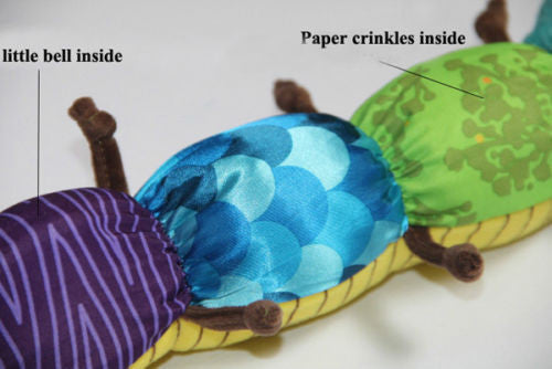 Soft Plush Colorful Musical Inchworm