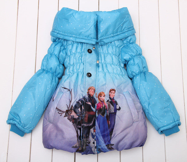 Girls Frozen Winter Coat