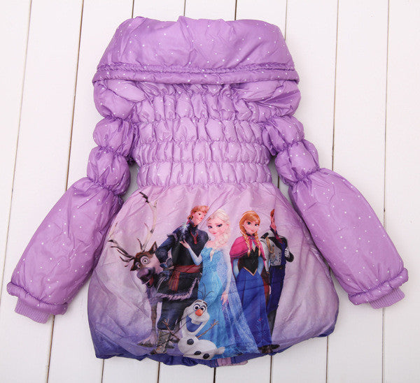 Girls Frozen Winter Coat