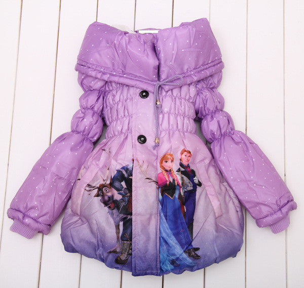 Girls Frozen Winter Coat