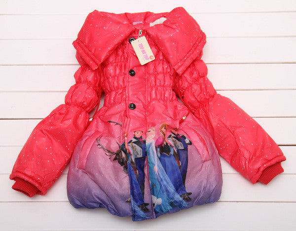 Girls Frozen Winter Coat